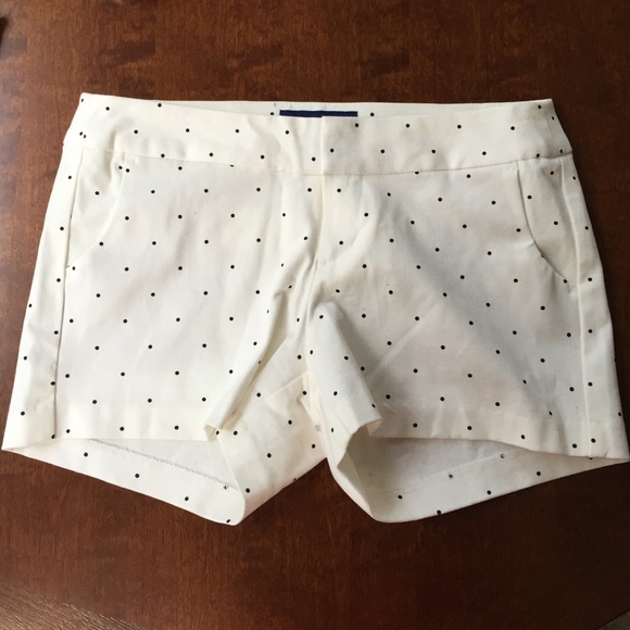 Black and White Pokadot Shorts - Picture 1 of 1