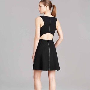 Black Trina Turk cutout back dress, size 8