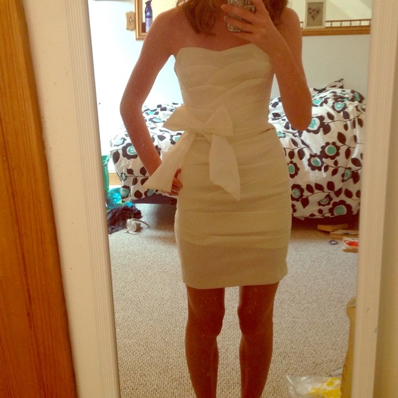White formal dress