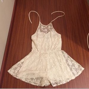 Cream colored romper
