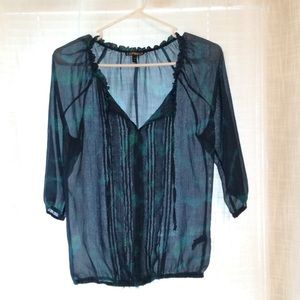 Express sheer blouse