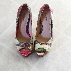 zigi soho platform peeptoe pumps