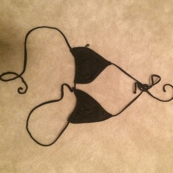 O'Neill Black string bikini top