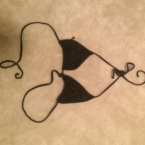 O'Neill Black string bikini top