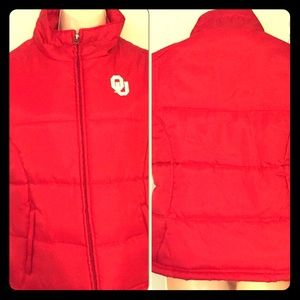OU embroidered Vest by Knights Apparel SZ Med🏉