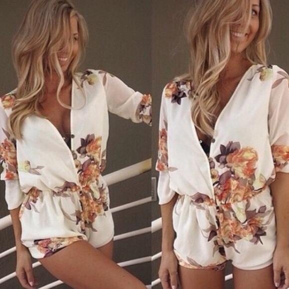 Floral Romper