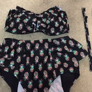 Forever 21 plus high waist bathing suit