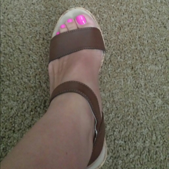 Brand new wedge sandals