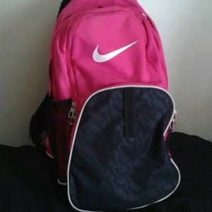 Pink nike backpack