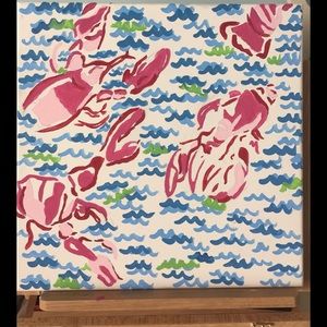 Lily Pulitzer canvas