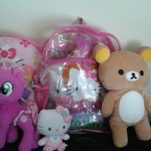 Hello Kitty Kawaii Transparent backpack