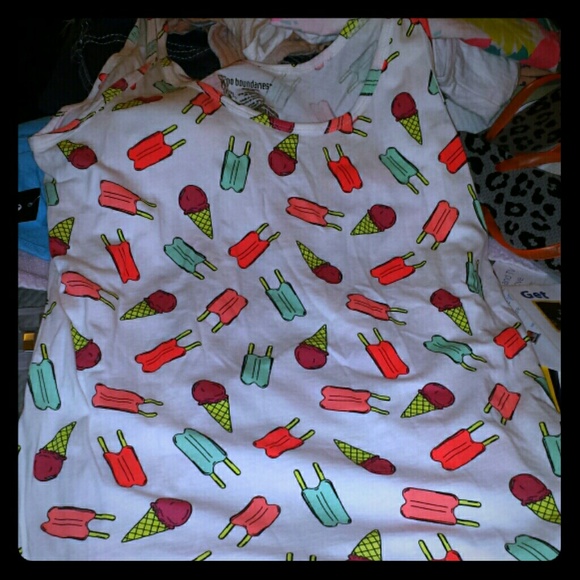 Ice cream tank top (juniors!!)