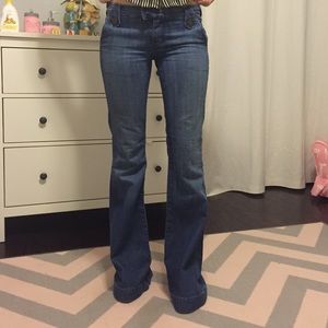 Anthropologie Anlo wide legs flare jeans