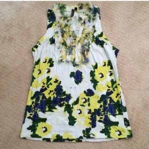 {Anthro} Watercolor Top