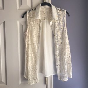 Urban Outfitters lace button down