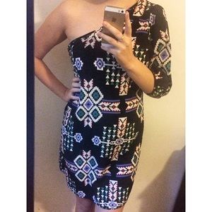 Entourage Printed Dress