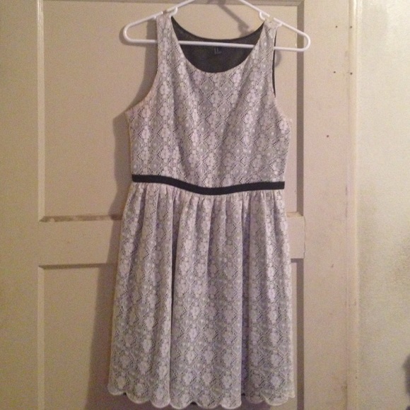 Cream Lace Dress