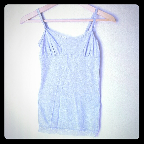 Lace Grey Top