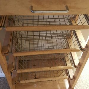 A kitchen storage unit.