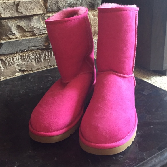 Hot pink UGG boots