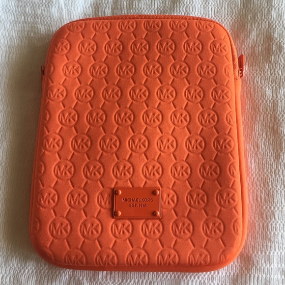 Orange Michael Kors iPad case - Picture 1 of 4