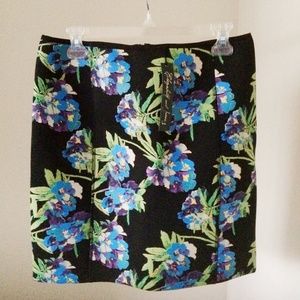 Elizabeth and James Skirts - Elizabeth and James Floral Printed Scuba Skirt Elizabeth and James Skirts - Elizabeth and James Floral Printed Scuba Skirt