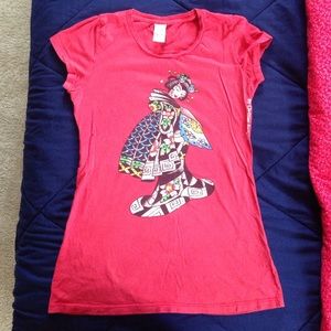 Ed Hardy/ Christian Audigier Tee with Rhinestones.