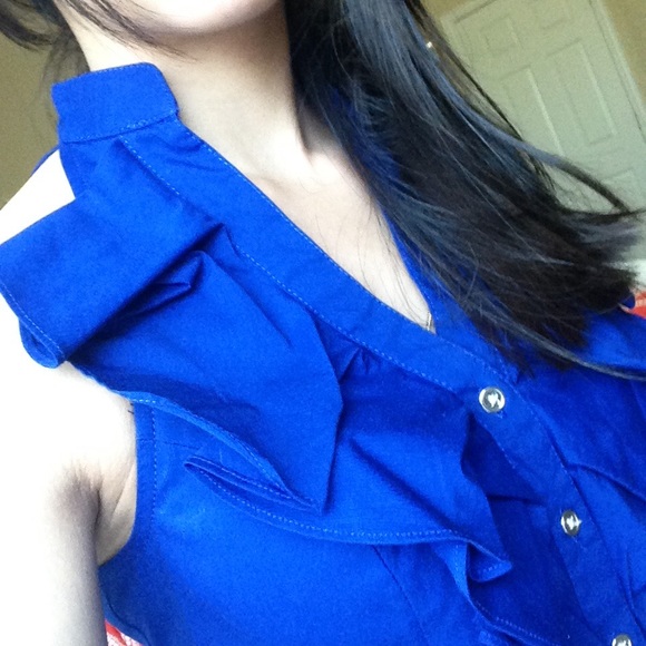 Express Ruffle Front Dress - Picture 3 of 3
