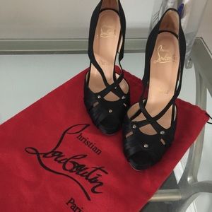 Black stilettos used