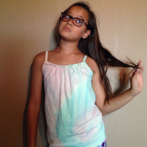 tie  dyed spaghetti strap