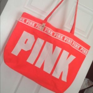 Victoria's Secret PINK beach travel bag tote NEW!