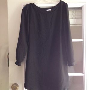 Black shift dress
