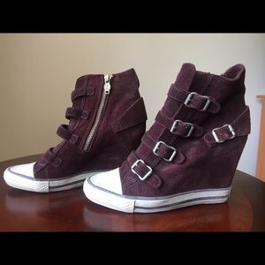 Ash sneaker wedge heel