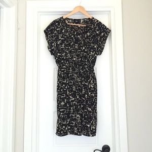 Mossimo black & cream dress