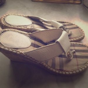 Petite Burberry wedges