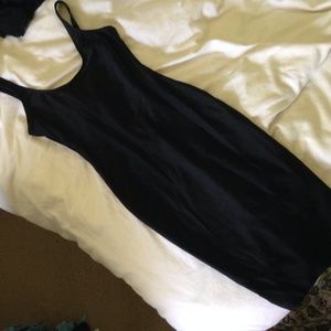 American apparel shiny nylon tricot dress