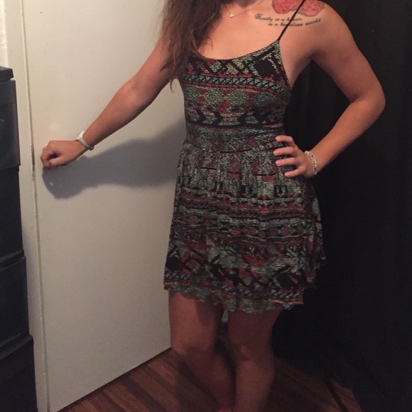 Multi-color dress