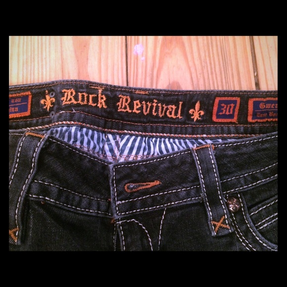 Rock Revival Gwen Easy Boot Size 30R Grey/ Black