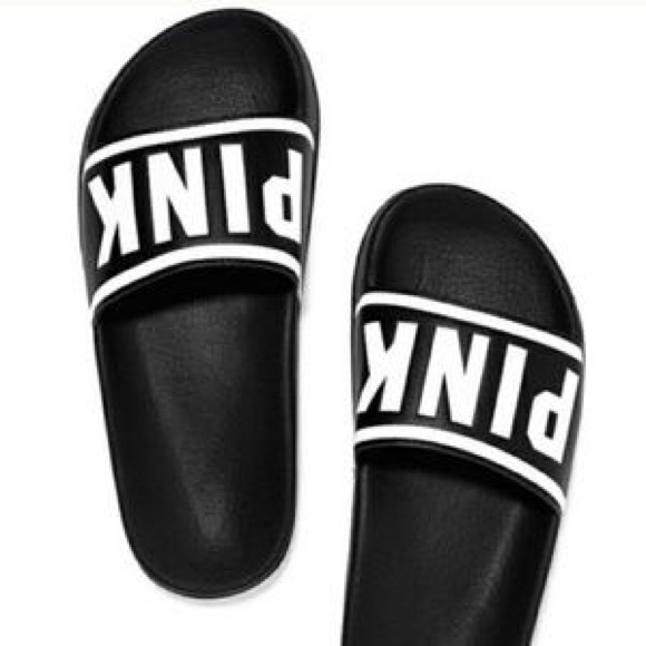 🚫SOLD🚫Black VS Pink Slides