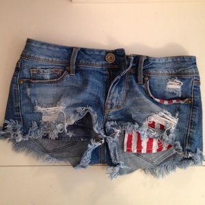 Pacsun American flag shorts