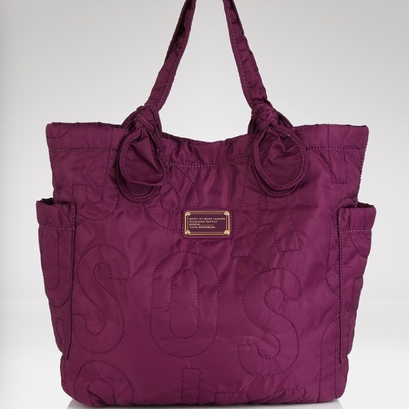 Purple Marc Jacobs tote