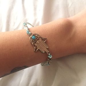 Turquoise Hamsa Bracelet