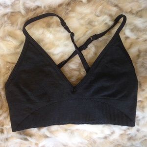 Lululemon black/gray sports bra + free gift!