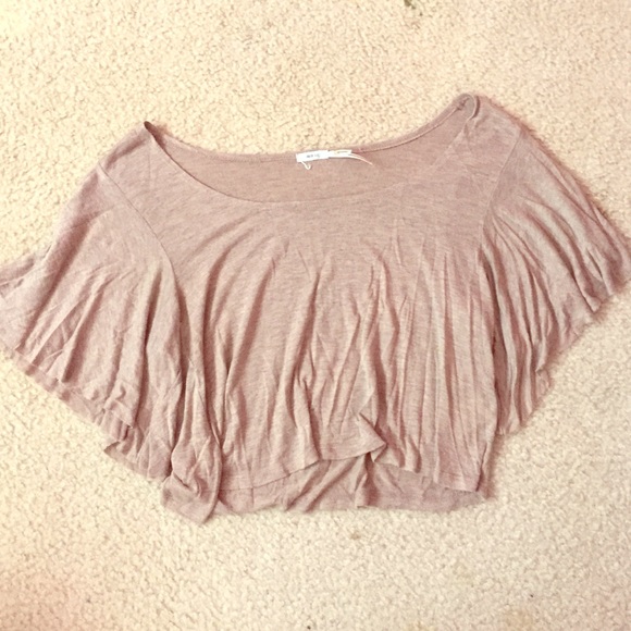 Gray Crop Top