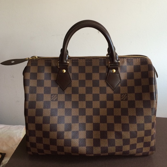 NFS Louis Vuitton Speedy 30 Damier ebene canvas