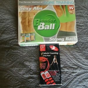 Lot of Bender Ball and Calorie Counting Jump Rope