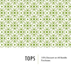 Tops from a variety of brands