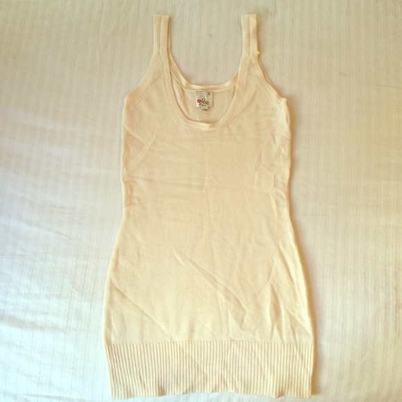 JOIE supercute Cream wool/cashmere tank dress - Picture 1 of 4