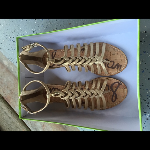 Sam Edelman Shoes - Sam Edelman Gold Gladiator Sandals