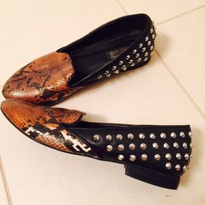Urban Outfitters leather & spikes flats